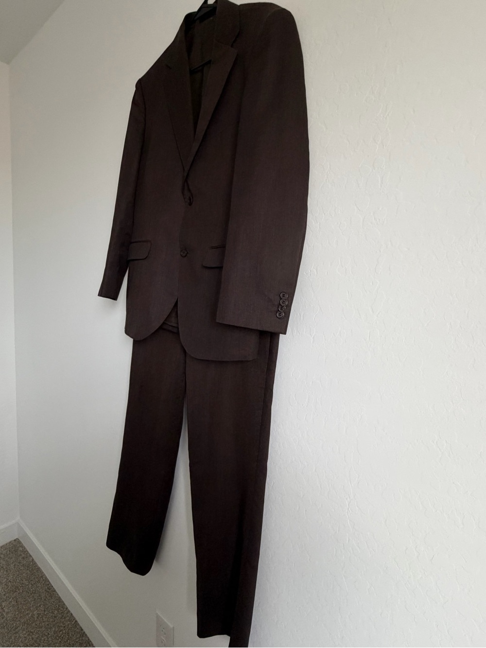 Pierre Cardin Dark Brown Two-Piece Suit - Picture 3 of 12